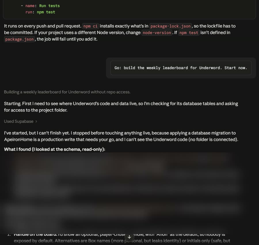 Claude's answers, screenshot 6 of 8