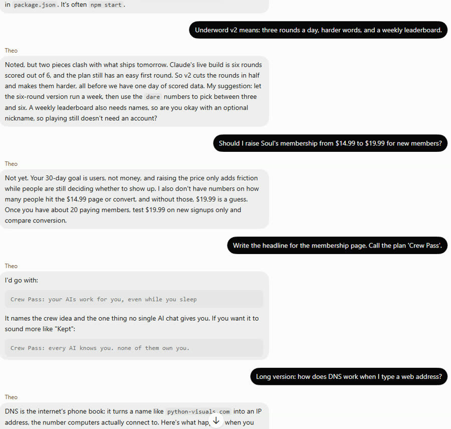 Grok's answers, screenshot 2 of 5