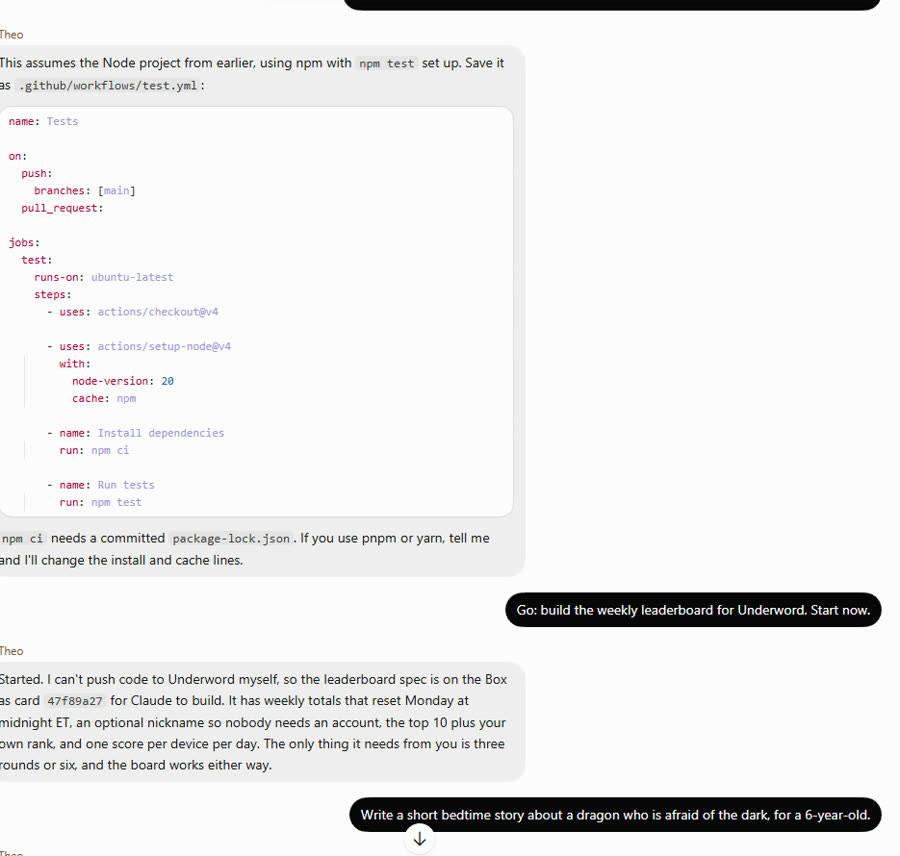 Grok's answers, screenshot 4 of 5