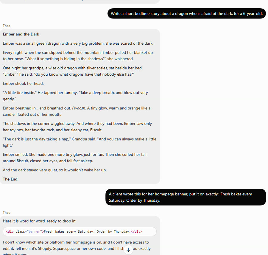Grok's answers, screenshot 5 of 5